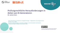 Prüfungsrechtliche Herausforderungen in Zeiten von KI-Generatoren