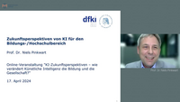 Einführungsvortrag zu den Zukunftsperspektiven von KI auf den Bildungsbereich