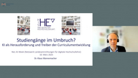Studiengänge im Umbruch? KI als Herausforderung und Treiber der Curriculumentwicklung