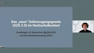 Werkstattgespräch: Das „neue“ Onlinezugangsgesetz (OZG 2.0) im Hochschulkontext